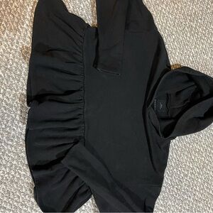 Urban Outfitters Black Crop Top Hoodie